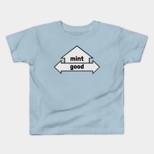 Arrows - Text Art - Mint and Good Kids T-Shirt